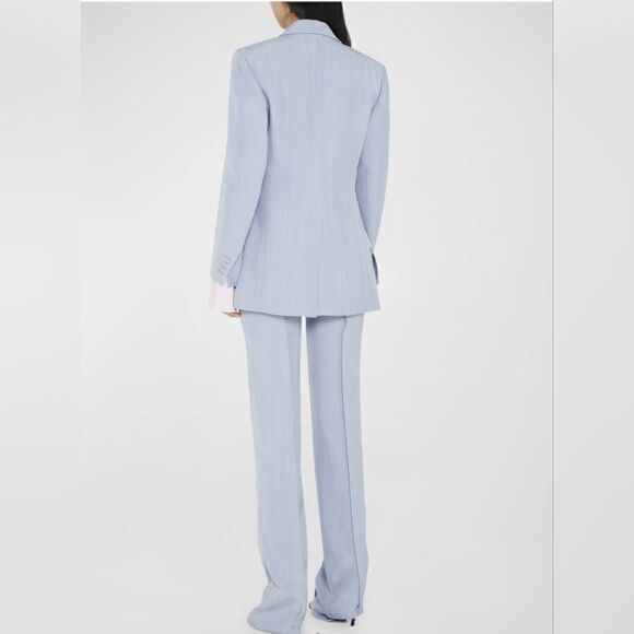 Victoria Beckham High Break SIngle-Breasted Boxy Blazer Jacket Size 0 - Picture 4 of 8